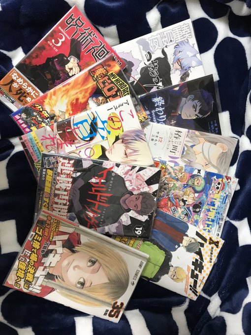 新刊ず大量じゃ〜!!!何から読もうか…!!!#ワールドトリガー#ハイキュー#僕のヒーローアカデミア#この音とまれ#呪術廻 新刊ず大量じゃ〜!!!何から読もうか…!!!#ワールドトリガー#ハイキュー#僕のヒーローアカデミア#この音とまれ#呪術廻