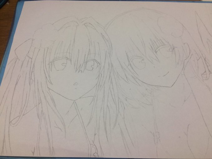 (*-`ω´-)9 ヨッシャァ!!ToLOVEるのモモヤミ完成したヾ(´∇`)ノ背景初挑戦だったから結構やらかしたけどモ (*-`ω´-)9 ヨッシャァ!!ToLOVEるのモモヤミ完成したヾ(´∇`)ノ背景初挑戦だったから結構やらかしたけどモ
