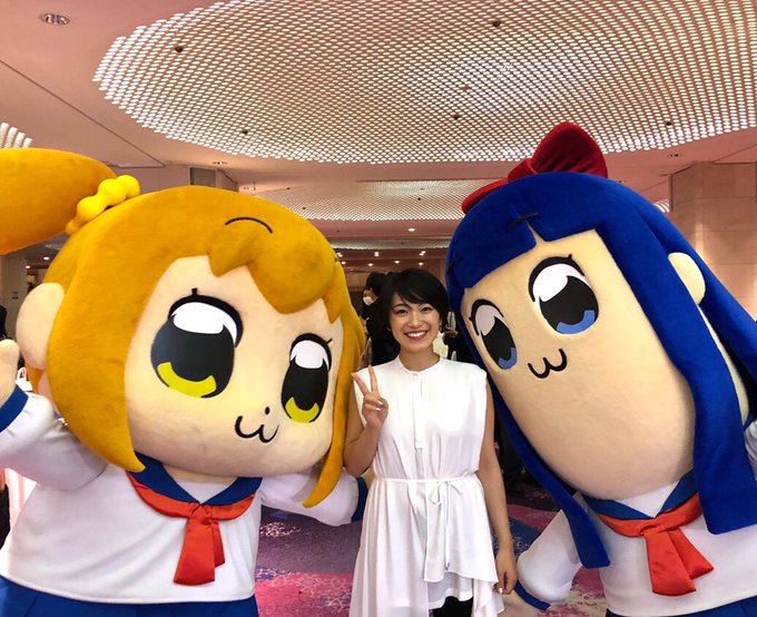 貴重なスリーショット! #ポプテピピック #FNS歌謡祭 貴重なスリーショット! #ポプテピピック #FNS歌謡祭