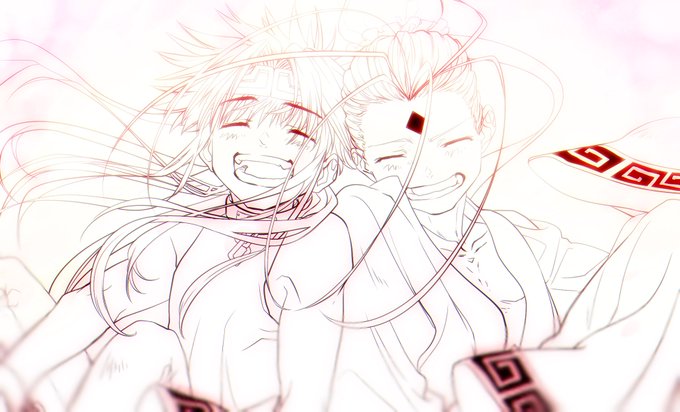 最遊記外伝 悟空と哪吒とりあえず線画まで合わせ部分の模様すっかり忘れてたので塗りの時描き足す… 最遊記外伝 悟空と哪吒とりあえず線画まで合わせ部分の模様すっかり忘れてたので塗りの時描き足す…