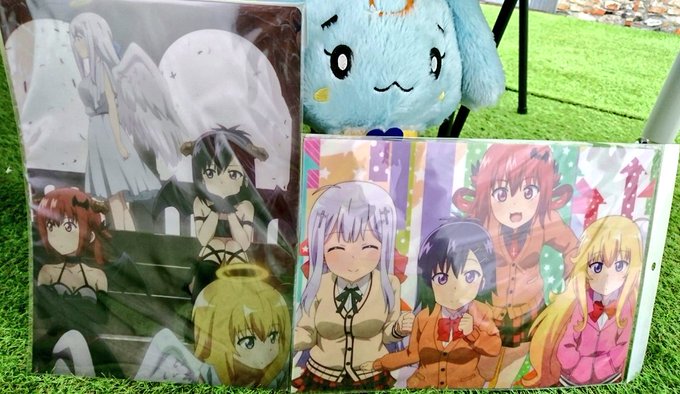 【天使と悪魔、みんなはどっちが好き✨byピーター✨】「『ガヴリールドロップアウト』セル画&原画見比べクリアファイ 【天使と悪魔、みんなはどっちが好き✨byピーター✨】「『ガヴリールドロップアウト』セル画&原画見比べクリアファイ