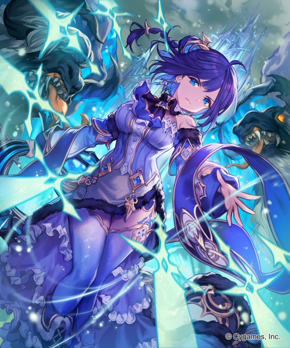 株式会社Cygames様の神撃のバハムートにて「ホワイトゲート・ラズリ」を描かせていただきました。宜しくお願いします~! 株式会社Cygames様の神撃のバハムートにて「ホワイトゲート・ラズリ」を描かせていただきました。宜しくお願いします~!