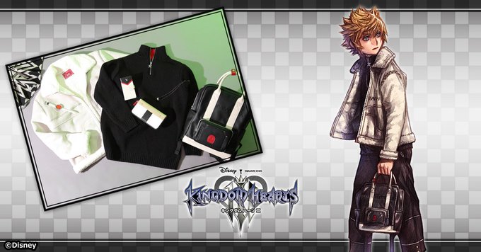 『キングダム ハーツⅢ』スペシャルアイテムが絶賛ご予約受付中!ロクサスをイメージしたアイテムは、アウターやトップス、腕時 『キングダム ハーツⅢ』スペシャルアイテムが絶賛ご予約受付中!ロクサスをイメージしたアイテムは、アウターやトップス、腕時