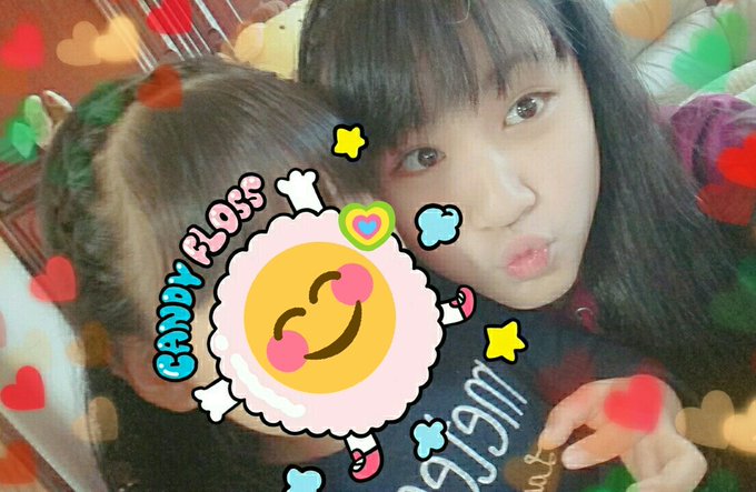 おはようございます☀アンナです🍭妹が「アンナにして~」って、いつもアンナがステージでしてる髪型にしてもらってました✨この おはようございます☀アンナです🍭妹が「アンナにして~」って、いつもアンナがステージでしてる髪型にしてもらってました✨この