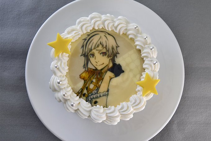アニメイトカフェ限定描き下ろしイラストを使用した、映画『文豪ストレイドッグス DEAD APPLE』キャラクターケーキの アニメイトカフェ限定描き下ろしイラストを使用した、映画『文豪ストレイドッグス DEAD APPLE』キャラクターケーキの