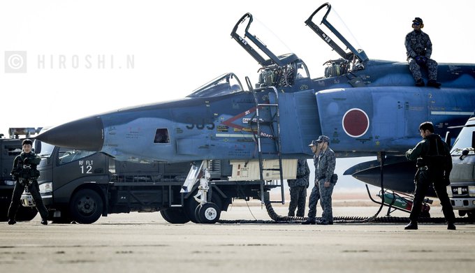 2018/12/1 Sat.百里基地航空祭 特別公開501TRS RF-4E #905準備完⌚️🤛ワイドで映画っぽく。# 2018/12/1 Sat.百里基地航空祭 特別公開501TRS RF-4E #905準備完⌚️🤛ワイドで映画っぽく。#