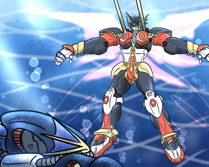 完成ゴーテン型ポセイドンと量産機レヴィアタン 完成ゴーテン型ポセイドンと量産機レヴィアタン