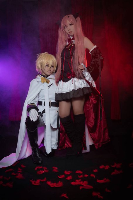 ※コスプレ #香Photo【終わりのセラフ】クルル・ツェペシ&百夜ミカエラ-貴方は私の犬になるのよスモーク・ストロボ・赤 ※コスプレ #香Photo【終わりのセラフ】クルル・ツェペシ&百夜ミカエラ-貴方は私の犬になるのよスモーク・ストロボ・赤
