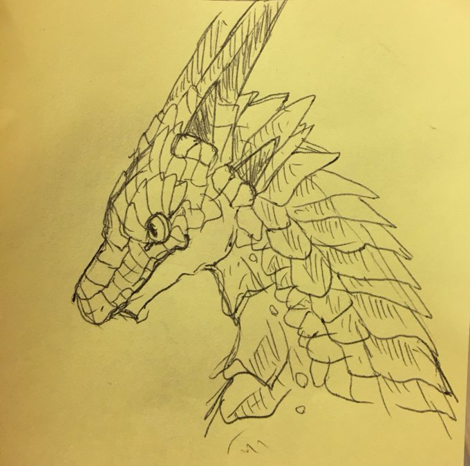 最近絵を描いてなかったのでドラゴン、亜人らくがき。 最近絵を描いてなかったのでドラゴン、亜人らくがき。