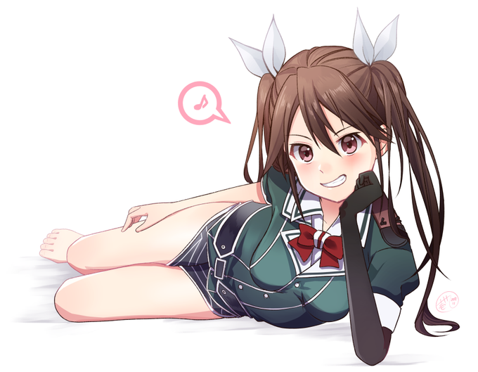 寝ころび素足な利根 #艦これ 寝ころび素足な利根 #艦これ