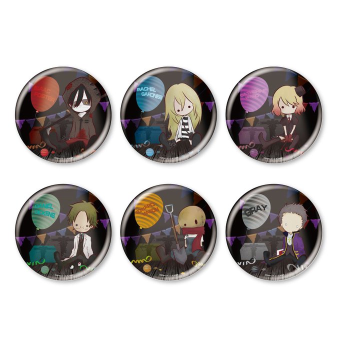 【新商品のご案内】『殺戮の天使』よりホログラム加工の大き目缶バッジと、アクリルマスコットが登場です!今回の商品の為に描き 【新商品のご案内】『殺戮の天使』よりホログラム加工の大き目缶バッジと、アクリルマスコットが登場です!今回の商品の為に描き