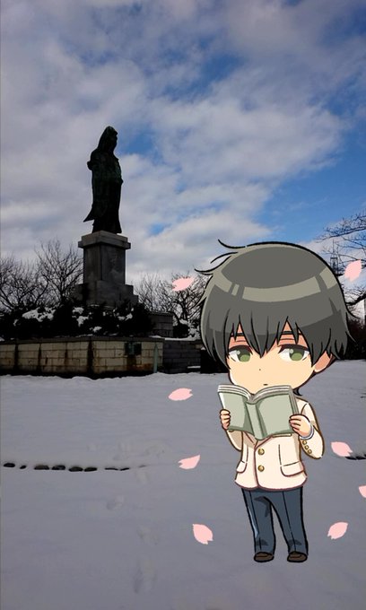 ここまで人が来ないせいだけなのか、雪が残ってる。 #キミスイ ここまで人が来ないせいだけなのか、雪が残ってる。 #キミスイ