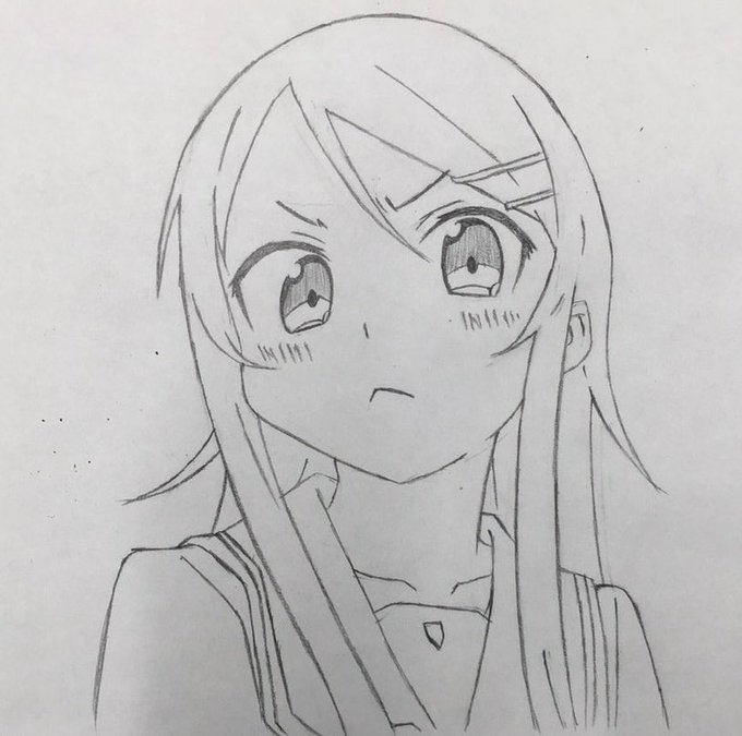 今週は俺妹の桐乃描いた(-^〇^-)#絵師さんと繋がりたい #絵描きさんと繋がりたい #俺の妹がこんなに可愛いわけがない 今週は俺妹の桐乃描いた(-^〇^-)#絵師さんと繋がりたい #絵描きさんと繋がりたい #俺の妹がこんなに可愛いわけがない