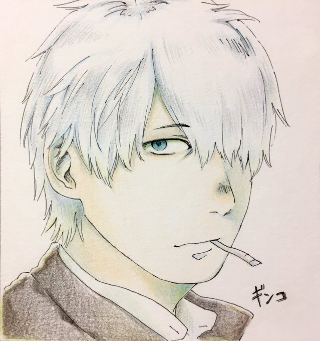 #リプ来たキャラの顔だけ描く ぽしぇる( )さんのリクエスト 蟲師 ギンコ絶妙な格好良さがある人だなあと思いながら描い #リプ来たキャラの顔だけ描く ぽしぇる( )さんのリクエスト 蟲師 ギンコ絶妙な格好良さがある人だなあと思いながら描い
