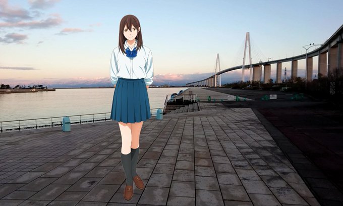 新湊大橋。 #キミスイ スタンプラリーをコンプリート! 新湊大橋。 #キミスイ スタンプラリーをコンプリート!