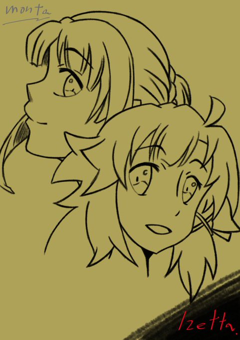 昨日の絵を整理してみた。 #終末のイゼッタ 昨日の絵を整理してみた。 #終末のイゼッタ