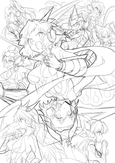たまにはシンフォギアっぽい絵を描こうとしたけど全てがちんぷんかんぷん たまにはシンフォギアっぽい絵を描こうとしたけど全てがちんぷんかんぷん