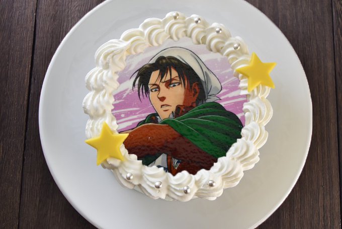アニメイトカフェ限定描き下ろしイラストを使用した、テレビアニメ『進撃の巨人』Season 3 キャラクターケーキは受注受 アニメイトカフェ限定描き下ろしイラストを使用した、テレビアニメ『進撃の巨人』Season 3 キャラクターケーキは受注受