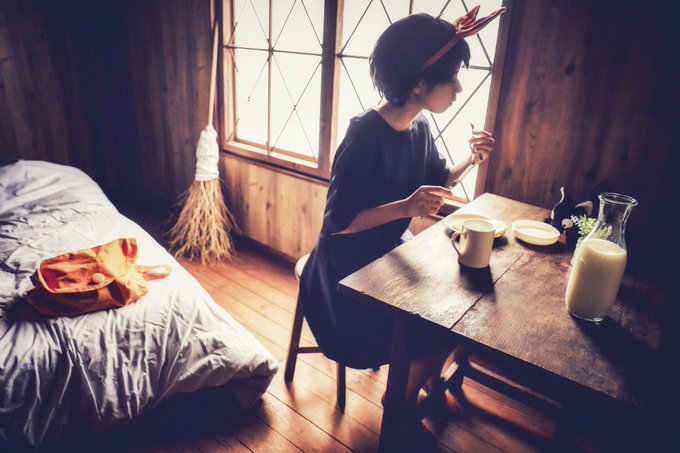 【撮影写真】しばらくはホットケーキね。キキ( )スタジオ( )#魔女の宅急便 #ジブリ #ジブリ好きな方と繋がりたい # 【撮影写真】しばらくはホットケーキね。キキ( )スタジオ( )#魔女の宅急便 #ジブリ #ジブリ好きな方と繋がりたい #