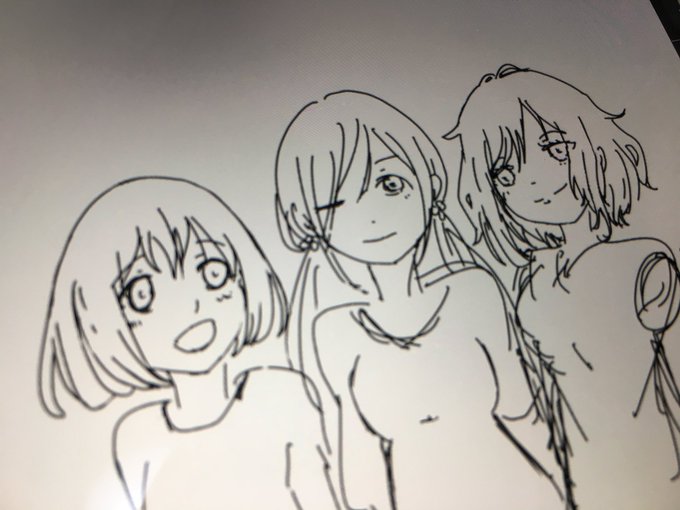 これ描こうと思ってアプリをおもむろに開いたんだけど、日の目をみるかわかりませんが、長穂一派の3人のラフのラフ。叶わないな これ描こうと思ってアプリをおもむろに開いたんだけど、日の目をみるかわかりませんが、長穂一派の3人のラフのラフ。叶わないな