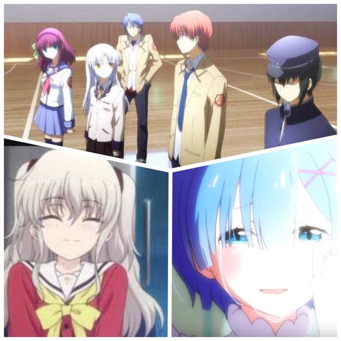 今まで大号泣したアニメ・ANGEL Beats・Charlotte・Re.ゼロから始める異世界生活・プラスティックメモリ 今まで大号泣したアニメ・ANGEL Beats・Charlotte・Re.ゼロから始める異世界生活・プラスティックメモリ