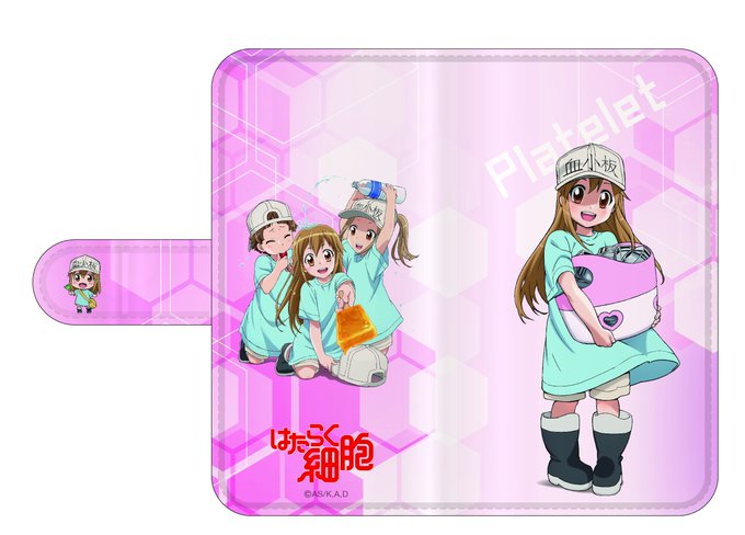 【コミケ新商品情報】\ コミックマーケット95にて先行販売する商品の一部をご案内! /「はたらく細胞」より手帳型スマート 【コミケ新商品情報】\ コミックマーケット95にて先行販売する商品の一部をご案内! /「はたらく細胞」より手帳型スマート