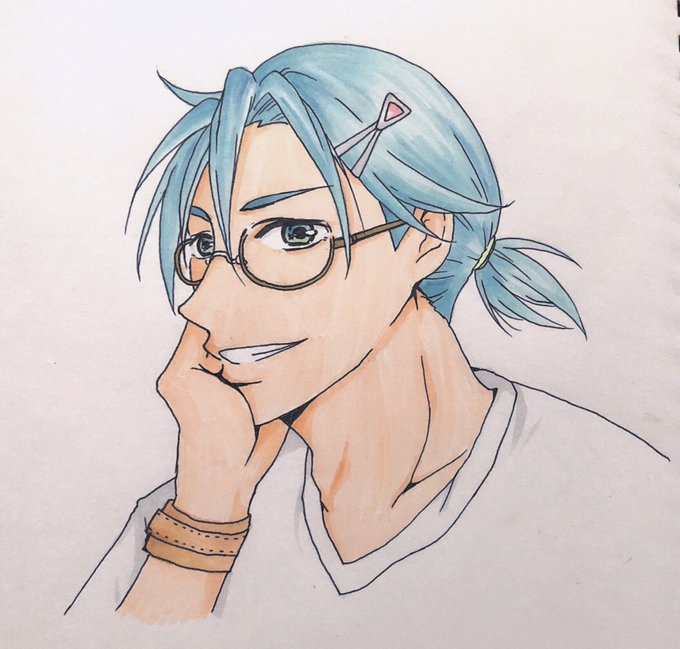 #2018年自分が選ぶ今年の4枚ハヤテを男前に描けたことが一番嬉しかった╰(*´︶`*)╯♡ #2018年自分が選ぶ今年の4枚ハヤテを男前に描けたことが一番嬉しかった╰(*´︶`*)╯♡