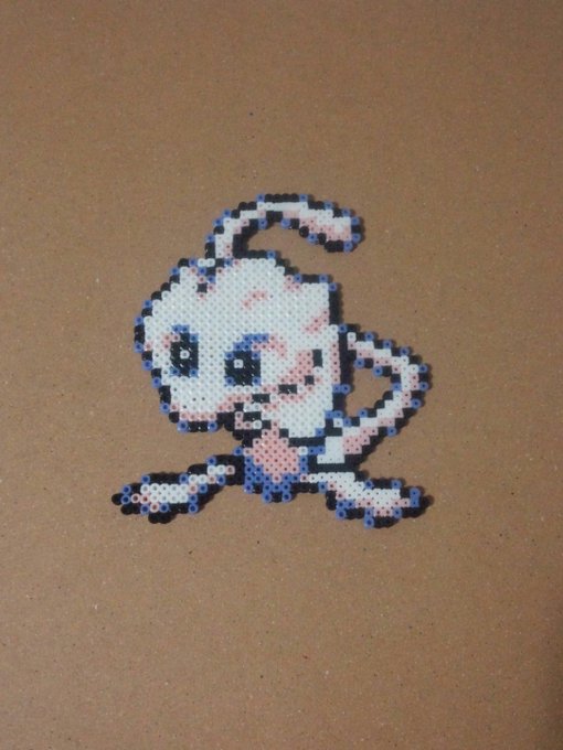 少し時間かかっちゃった(^◇^;)ミュウ作ってみました(´V`)♪#ポケモン#アイロンビーズ#ミュウ#ポケモン好きさんと 少し時間かかっちゃった(^◇^;)ミュウ作ってみました(´V`)♪#ポケモン#アイロンビーズ#ミュウ#ポケモン好きさんと