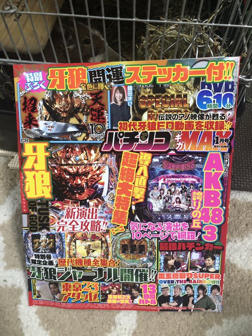 パチンコ実戦ギガMAX 1月号発売中です!私は、総取りに再挑戦していたり、13時間対抗バトルでアリアを打ち倒しております パチンコ実戦ギガMAX 1月号発売中です!私は、総取りに再挑戦していたり、13時間対抗バトルでアリアを打ち倒しております
