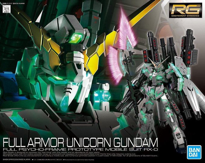 12月22日発売のRGフルアーマー・ユニコーンガンダムBOXCGアート担当しました。最終決戦仕様のガチ装備ユニコーン!! 12月22日発売のRGフルアーマー・ユニコーンガンダムBOXCGアート担当しました。最終決戦仕様のガチ装備ユニコーン!!