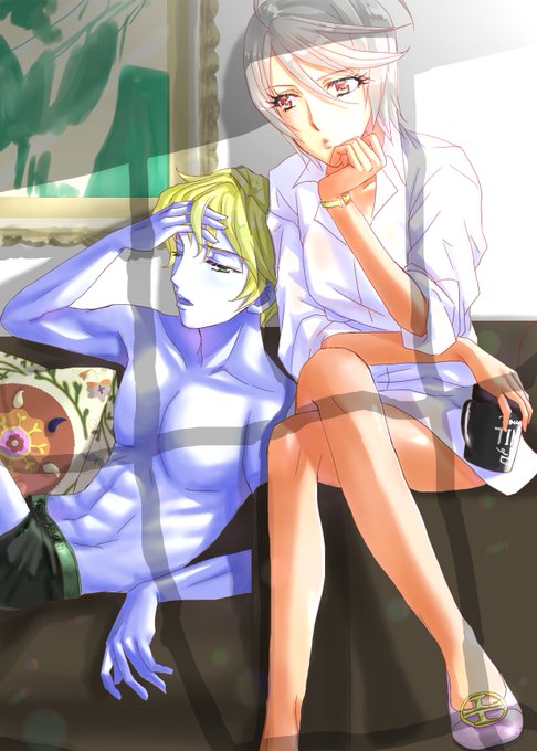 あきらちゃんとキーマン「おはよ、コーヒー飲む?」#宇宙戦艦ヤマト2202 #yamato2202 あきらちゃんとキーマン「おはよ、コーヒー飲む?」#宇宙戦艦ヤマト2202 #yamato2202