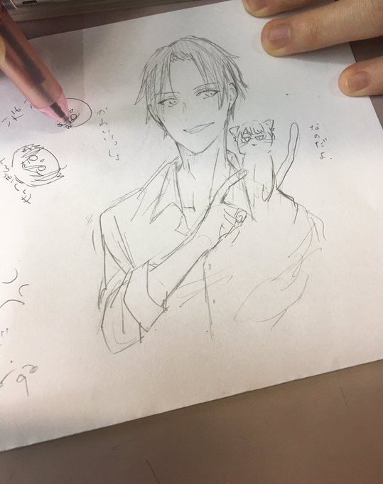 高尾ちゃんと緑間(猫化注意)を友達と一緒に描いたよ🙌🙌ひぇ〜…黒バス懐かしすぎ 高尾ちゃんと緑間(猫化注意)を友達と一緒に描いたよ🙌🙌ひぇ〜…黒バス懐かしすぎ