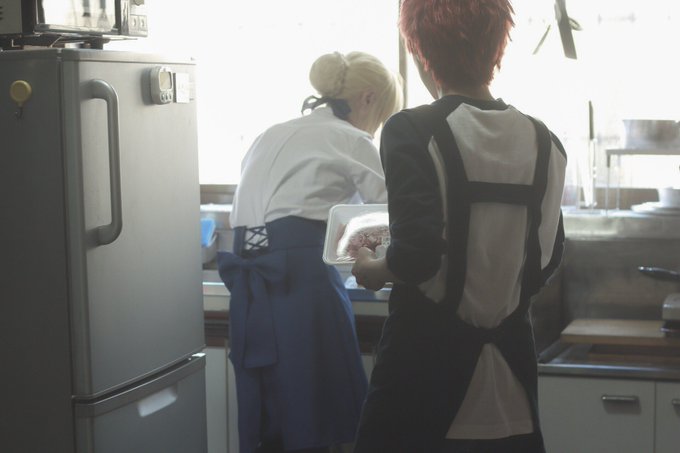 衛宮さんちの今日のごはん/衛宮士郎*豚肉とキャベツの卵とじ**オクラと長芋の和え物*セイバー:おがさんphoto:ひめさ 衛宮さんちの今日のごはん/衛宮士郎*豚肉とキャベツの卵とじ**オクラと長芋の和え物*セイバー:おがさんphoto:ひめさ