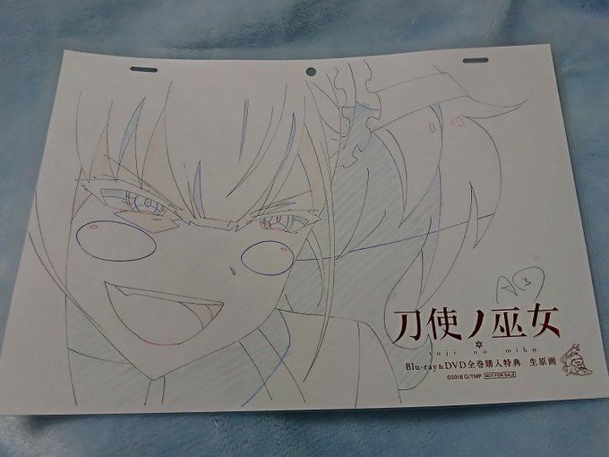 生原画は結芽でした#tojinomiko#刀使ノ巫女 生原画は結芽でした#tojinomiko#刀使ノ巫女