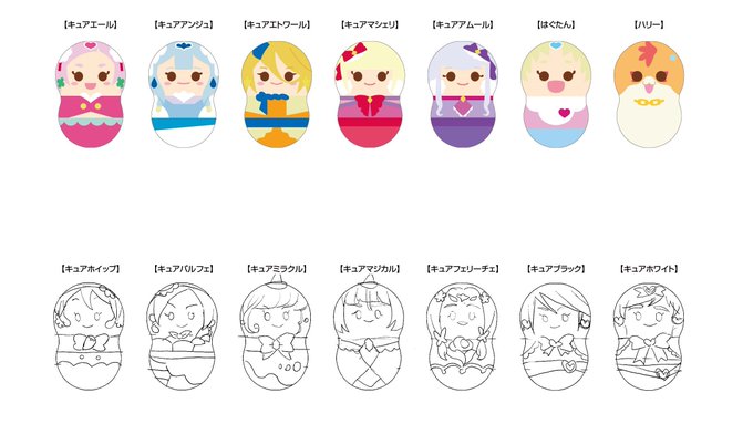 \もうすぐ発売! #クーナッツ プリキュアオールスターズ!/企画初期段階のスケッチを公開…!デザイナー様と打ち合わせを重 \もうすぐ発売! #クーナッツ プリキュアオールスターズ!/企画初期段階のスケッチを公開…!デザイナー様と打ち合わせを重