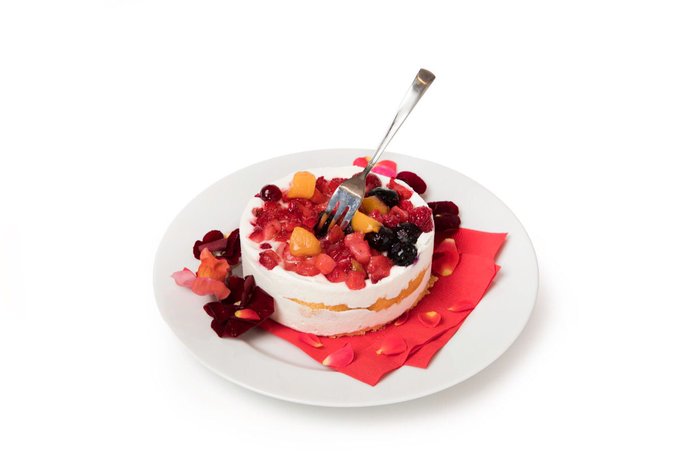 ✨Award Nightフード紹介✨「ホールケーキ~高人さんのフォーク刺し~」¥1,000(税込)高人さんがムシャクシャ ✨Award Nightフード紹介✨「ホールケーキ~高人さんのフォーク刺し~」¥1,000(税込)高人さんがムシャクシャ