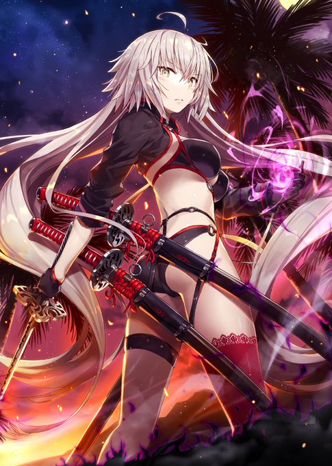 ジャンヌオルタ(水着)描きました(*´ω`)#FGO #FateGO ジャンヌオルタ(水着)描きました(*´ω`)#FGO #FateGO