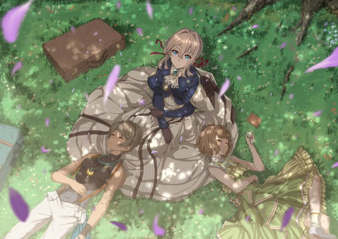 今年はアニメ制作に力入れてたから全然ちゃんとした一枚絵ないなぁ。4ん枚中三枚がヴァイオレット・エヴァーガーデンになってし 今年はアニメ制作に力入れてたから全然ちゃんとした一枚絵ないなぁ。4ん枚中三枚がヴァイオレット・エヴァーガーデンになってし