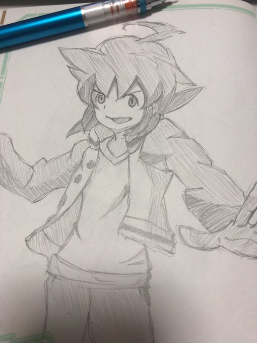 最近ダンボール戦機にハマってるので大空ヒロくんシャーペンで描きました 最近ダンボール戦機にハマってるので大空ヒロくんシャーペンで描きました