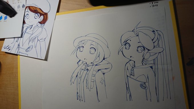 作業合間でらくがきー。つくみずさん #少女終末旅行 タッチでビートちゃん。#車なご 作業合間でらくがきー。つくみずさん #少女終末旅行 タッチでビートちゃん。#車なご