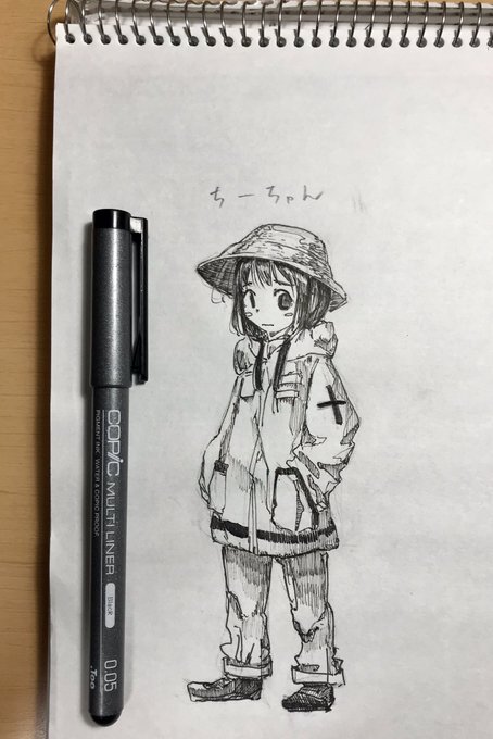 ちーちゃん描きました#少女終末旅行 #チト ちーちゃん描きました#少女終末旅行 #チト