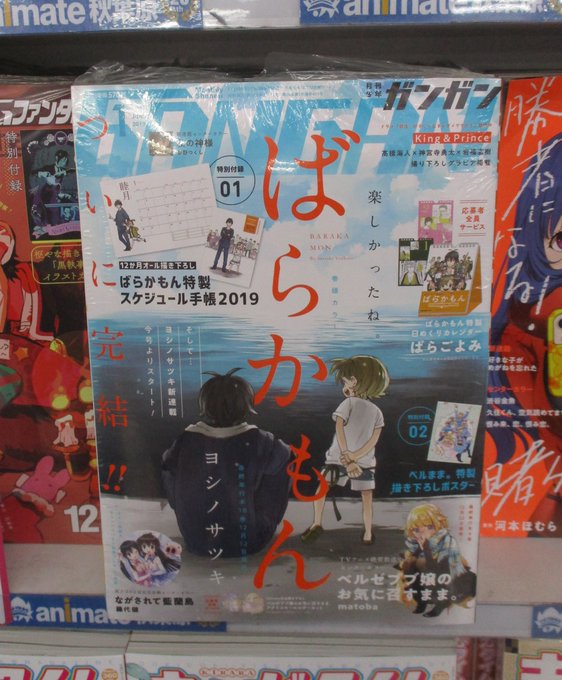 【雑誌情報】「少年 #ガンガン 1月号」「#ばらかもん 18(完)」「ばらかもん18+1」「ばらかもん・はんだくん公式T 【雑誌情報】「少年 #ガンガン 1月号」「#ばらかもん 18(完)」「ばらかもん18+1」「ばらかもん・はんだくん公式T