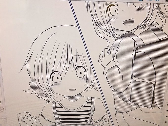 ゆのみや小学生漫画描き始めた。と言ってもゆのと宮子は明らかに小学校被らないのですが、気が向いたら続きを描きます。#ひだま ゆのみや小学生漫画描き始めた。と言ってもゆのと宮子は明らかに小学校被らないのですが、気が向いたら続きを描きます。#ひだま
