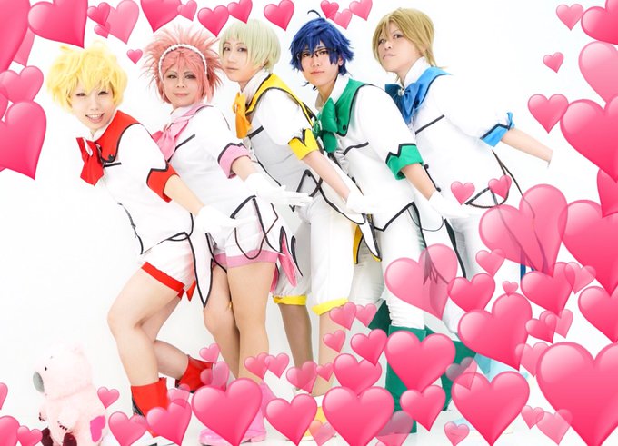 ♡コスプレ♡美男高校地球防衛部LOVE! LOVE! LOVE!のDVD1ジャケット風✨LOVEをいっぱい盛りました\( ♡コスプレ♡美男高校地球防衛部LOVE! LOVE! LOVE!のDVD1ジャケット風✨LOVEをいっぱい盛りました\(