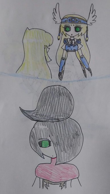 #オレカバトルお絵描き#orecabattleヒエンは水属性の女性キャラでワルキューレが出来るって事で個人設定でゴエモン #オレカバトルお絵描き#orecabattleヒエンは水属性の女性キャラでワルキューレが出来るって事で個人設定でゴエモン