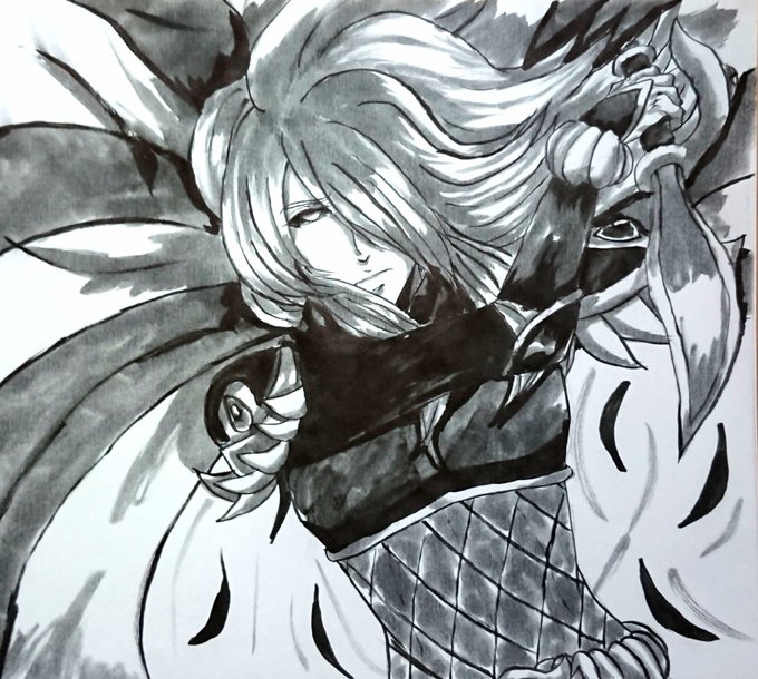 ハヤテ祭3枚目。筆ペン絵。少し黒くしすぎました(汗)#ハヤテ祭 #オレカバトル #筆ペン ハヤテ祭3枚目。筆ペン絵。少し黒くしすぎました(汗)#ハヤテ祭 #オレカバトル #筆ペン
