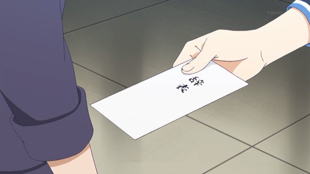 辞表が軽すぎる #soraumi_anime 辞表が軽すぎる #soraumi_anime