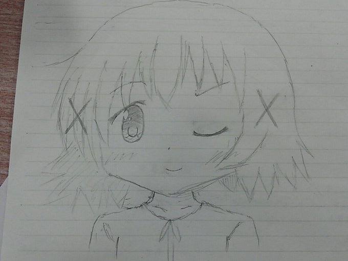 #ひだまりスケッチ (きょうの1枚)自慢げな感じなのか、見下してる感じなのか・・・なゆのっち #ひだまりスケッチ (きょうの1枚)自慢げな感じなのか、見下してる感じなのか・・・なゆのっち