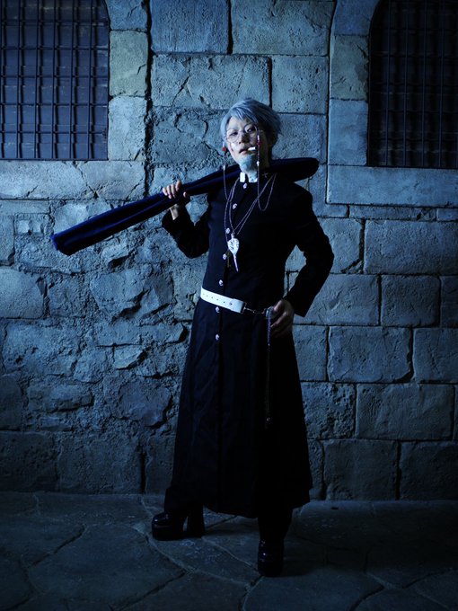 【#青の祓魔師/cos】獅郎:コン撮影:まおさん杏ちゃん!!そうだ!!この父ちゃんに息子をおくれ💕💕💕笑← 【#青の祓魔師/cos】獅郎:コン撮影:まおさん杏ちゃん!!そうだ!!この父ちゃんに息子をおくれ💕💕💕笑←