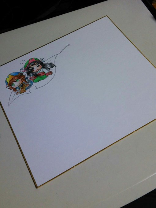 ハクメイとミコチ完成。この先どうなるのか。私もその時の気分で下描き無しで描いていくので楽しみ。#お絵描き #お絵描きさん ハクメイとミコチ完成。この先どうなるのか。私もその時の気分で下描き無しで描いていくので楽しみ。#お絵描き #お絵描きさん